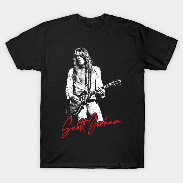 Scott Gorham / Vintage-Look Design T-Shirt by DankFutura